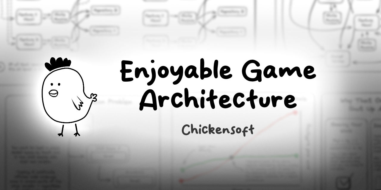 Game architecture header image.